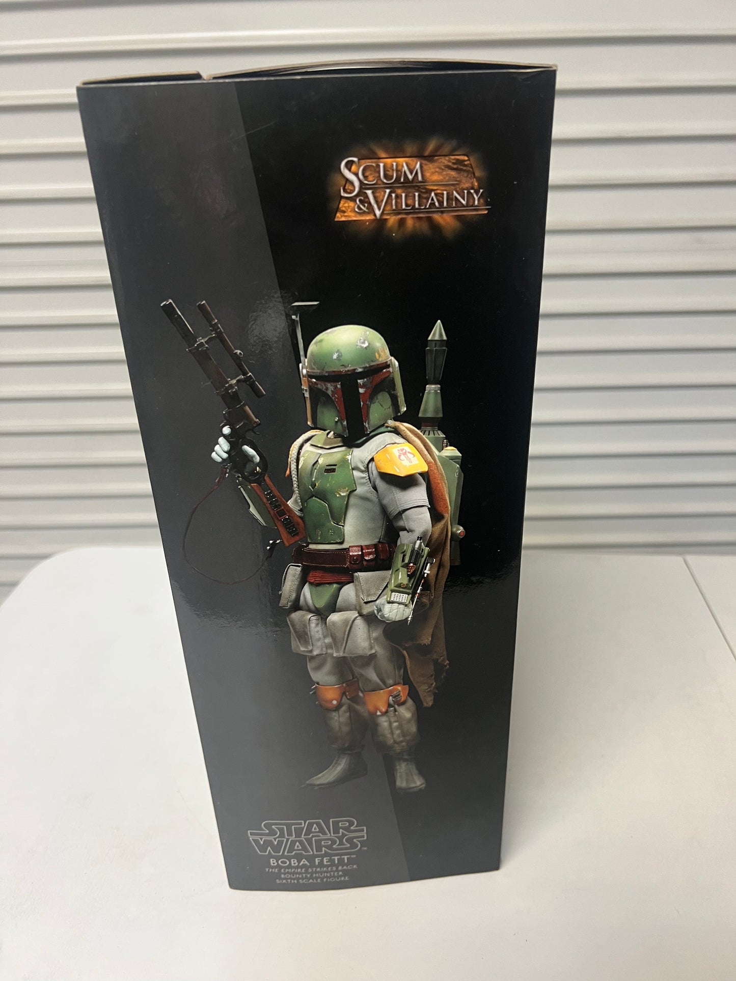 NIB Star Wars Boba Fett 1/6 Scale Scum & Villainy - Sideshow Collectibles #2128