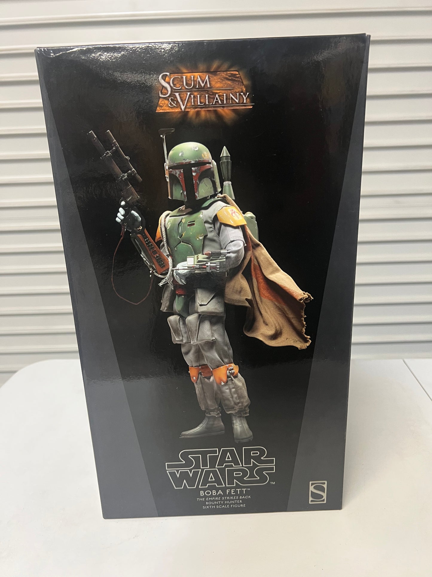 NIB Star Wars Boba Fett 1/6 Scale Scum & Villainy - Sideshow Collectibles #2128
