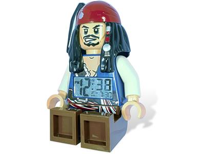 Lego Pirates of the Caribbean Jack Sparrow Minifigure Clock