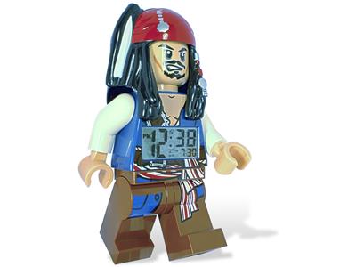 Lego Pirates of the Caribbean Jack Sparrow Minifigure Clock