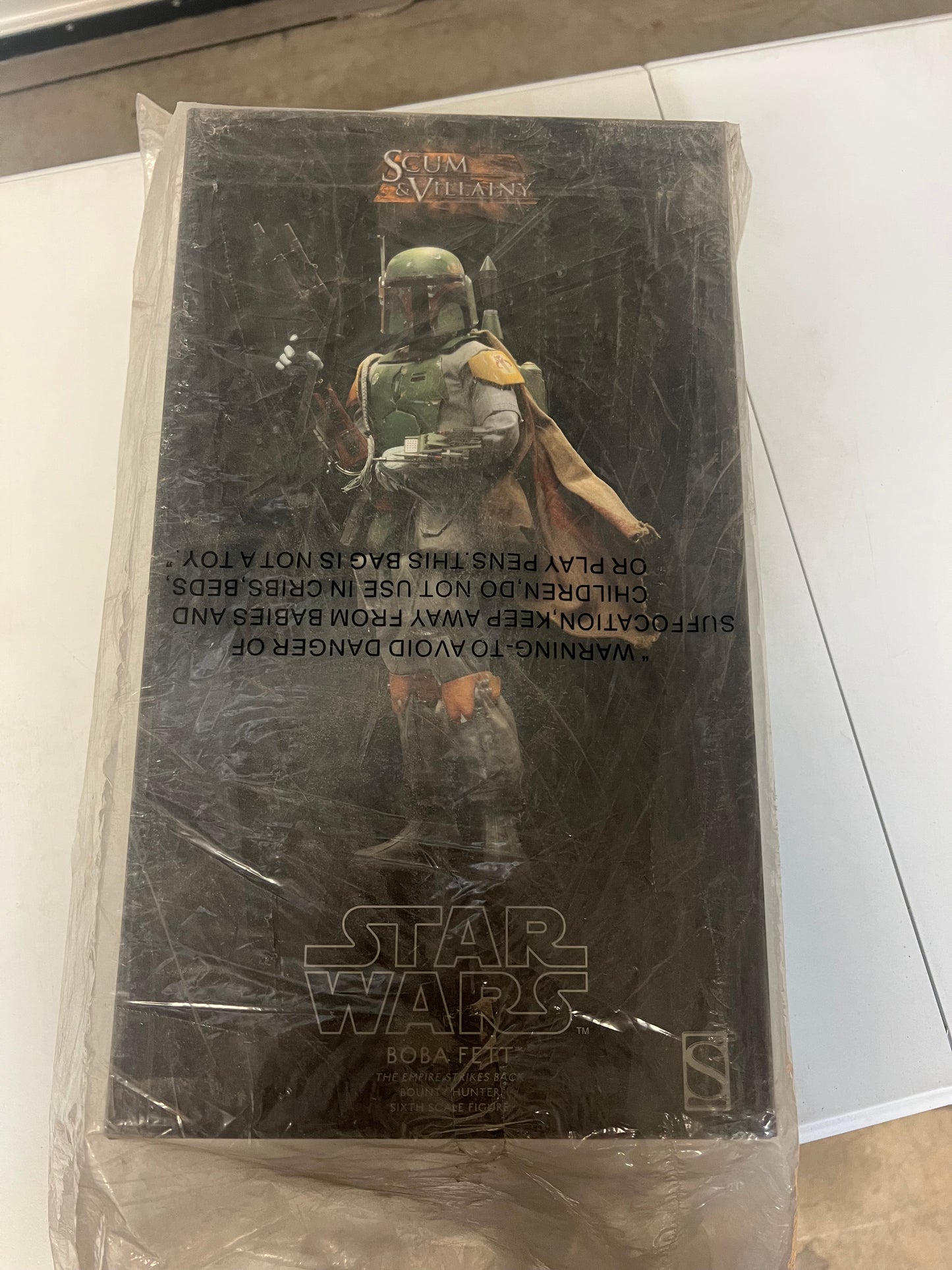 NIB Star Wars Boba Fett 1/6 Scale Scum & Villainy - Sideshow Collectibles #2128