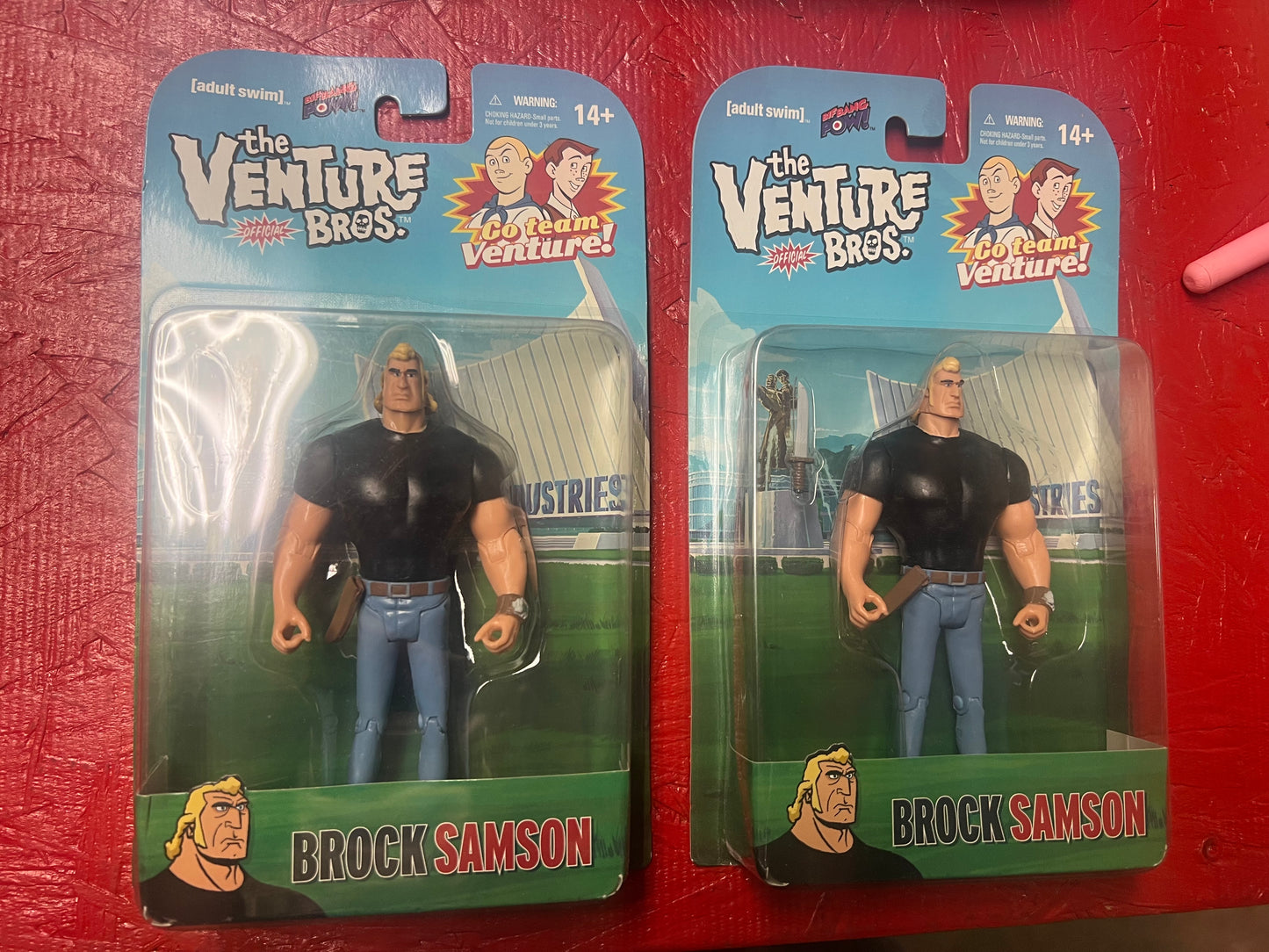 NIB The Venture Bros. Brock Samson (Black Shirt) 3 3/4-Inch Action Figure