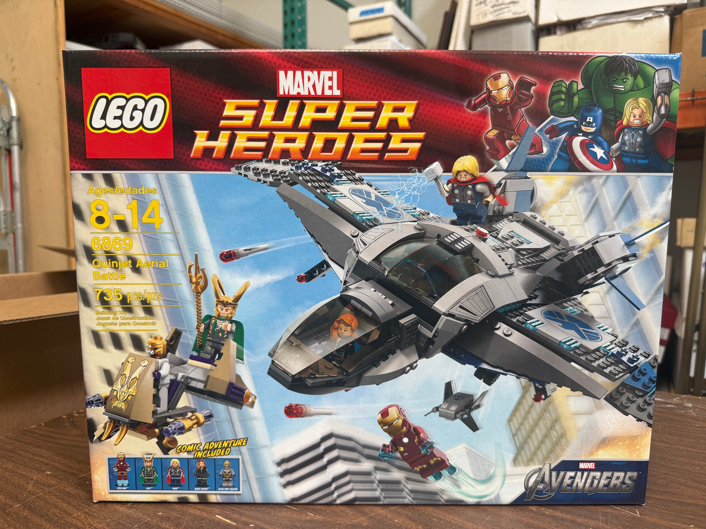 Lego 6869 - Quinjet Aerial Battle NIB