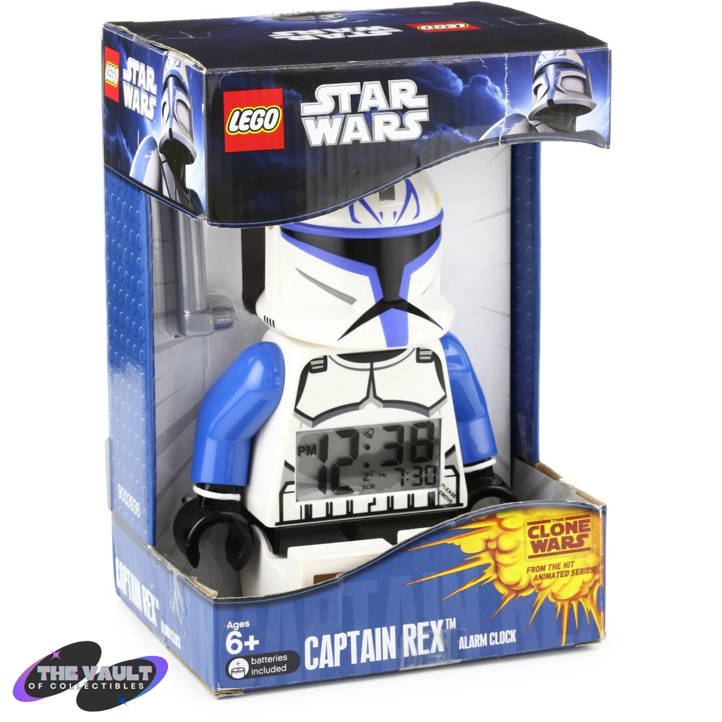 Lego Star Wars: Captain Rex Minifigure Clock (9003936)
