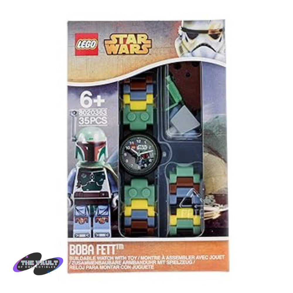 Lego Star Wars: Boba Fett Minifigure Watch (5000143)