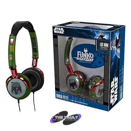Funko Tronics Boba Fett Fold-Up Headphones