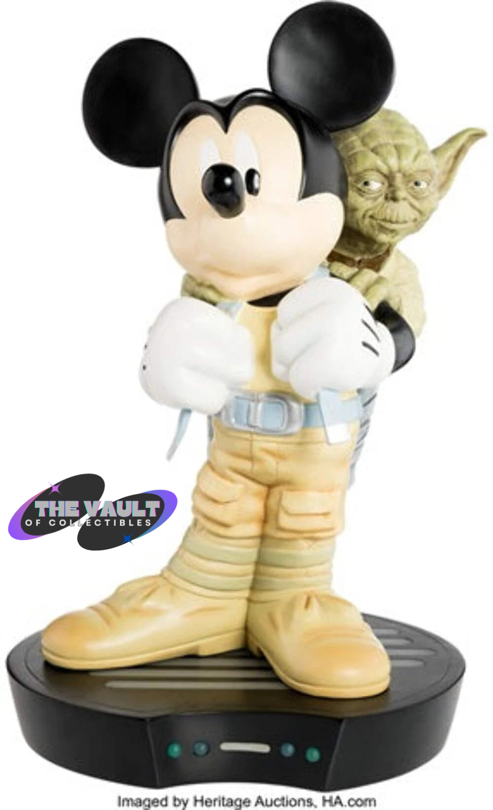 NIB RARE: Star Wars Mickey Mouse as Luke Skywalker with Yoda LIMITED EDITION FIGURE by