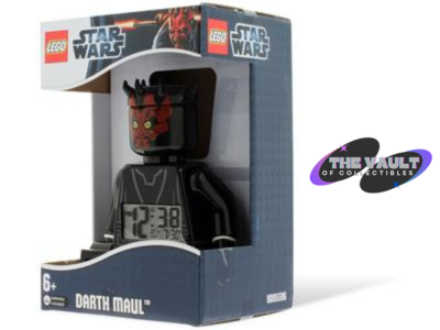 Lego Star Wars: Darth Maul Minifigure Clock (5001351)