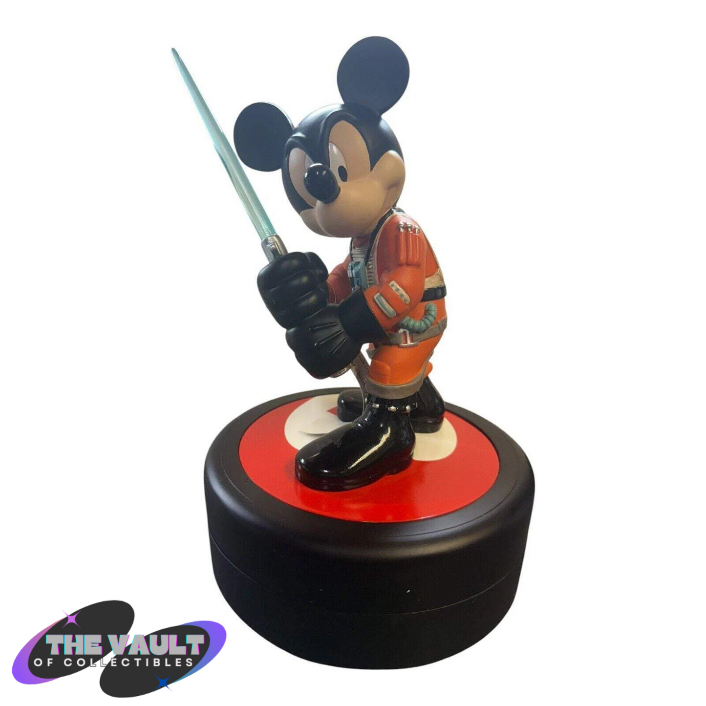 NIB Star Wars DISNEY EXCLUSIVE 10.5" Figure: Mickey as Luke Skywalker X-Wing Pilot - Costa Alavezos