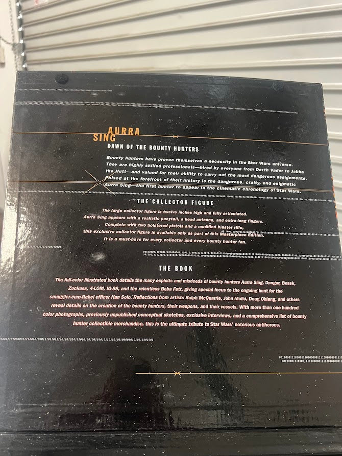 NIB Star Wars Masterpiece Edition : Limited Edition Deluxe Illustrated History and Exclusive Aurra Sing Large Collector Figure