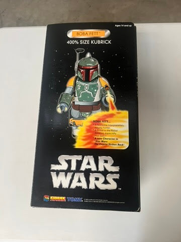 NIB Star Wars Boba Fett Kubrick 400% Figure