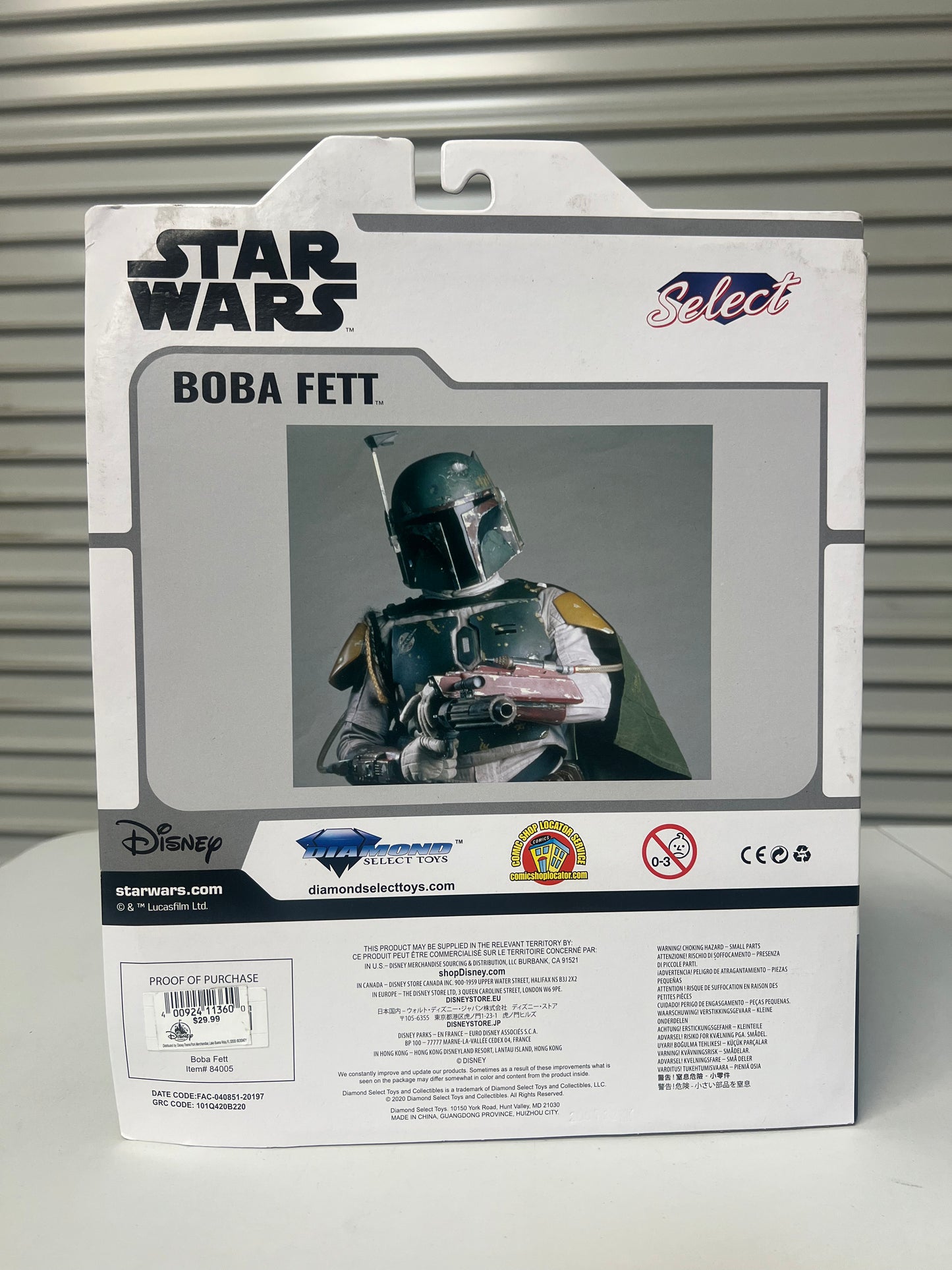 Star Wars Boba Fett Collector's Edition 8' Figure by Diamond Select