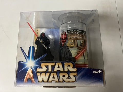 Collectible Figure and Cup: The Phantom Menace and Darth Maul