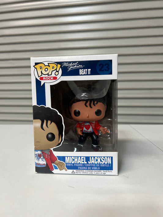 NIB Funko POP! Rock - Michael Jackson 'Beat It' #23 - Vaulted Vinyl Figure