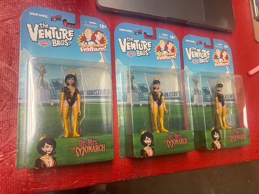 NIB The Venture Bros. Dr. Mrs. The Monarch 3 3/4-Inch Action Figure