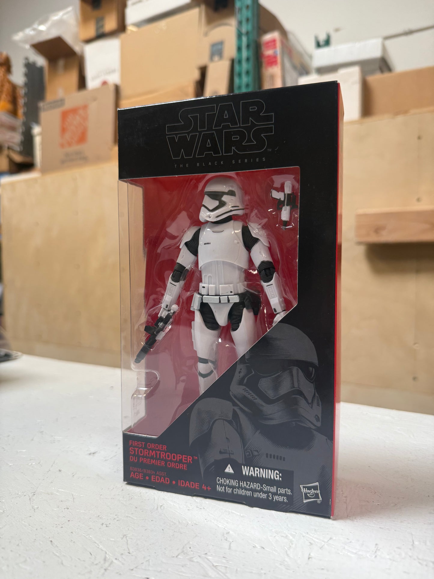First Order Stormtrooper: Star Wars Black Series 6" Figure