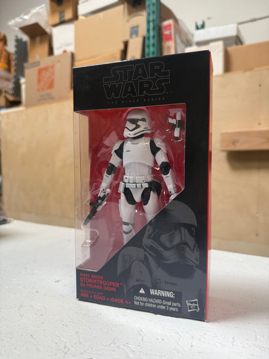 First Order Stormtrooper: Star Wars Black Series 6" Figure