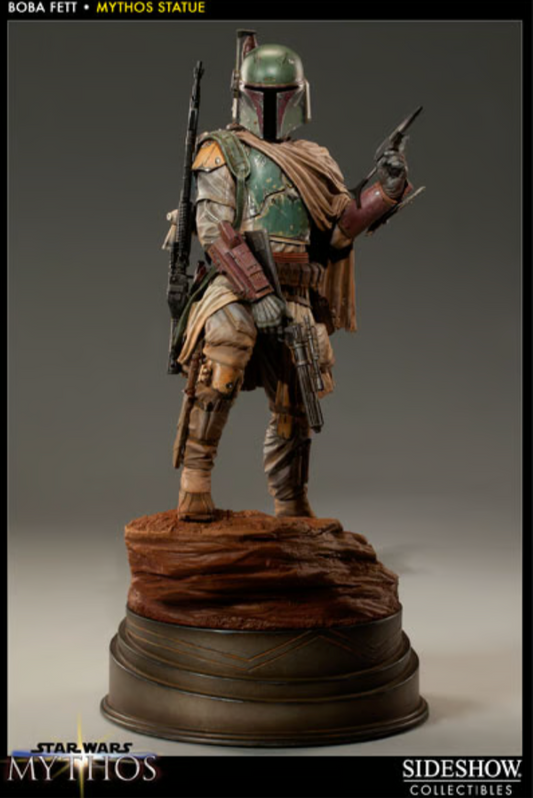 NIB RARE Star Wars Boba Fett Mythos Statue - Sideshow Collectibles
