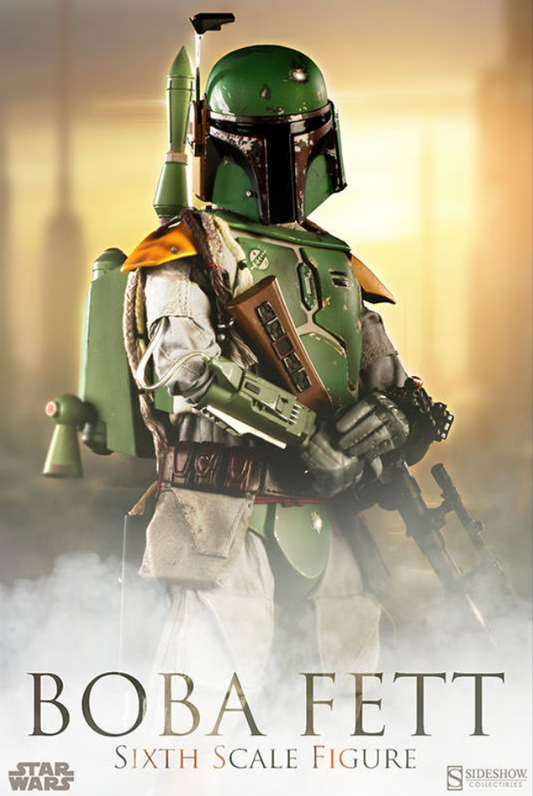 NIB Star Wars Boba Fett 1/6 Scale Scum & Villainy - Sideshow Collectibles #2128