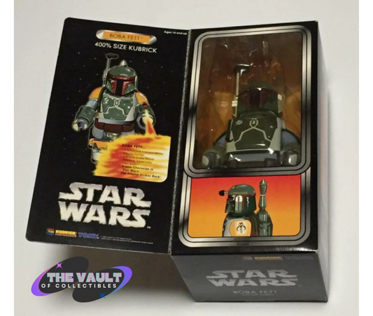 NIB Star Wars Boba Fett Kubrick 400% Figure