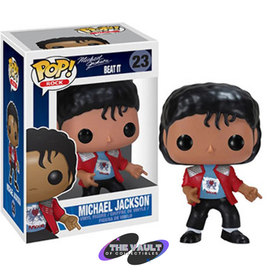 NIB Funko POP! Rock - Michael Jackson 'Beat It' #23 - Vaulted Vinyl Figure