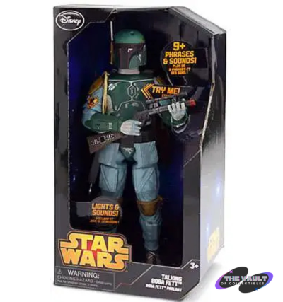 Disney Store Star Wars Talking Boba Fett