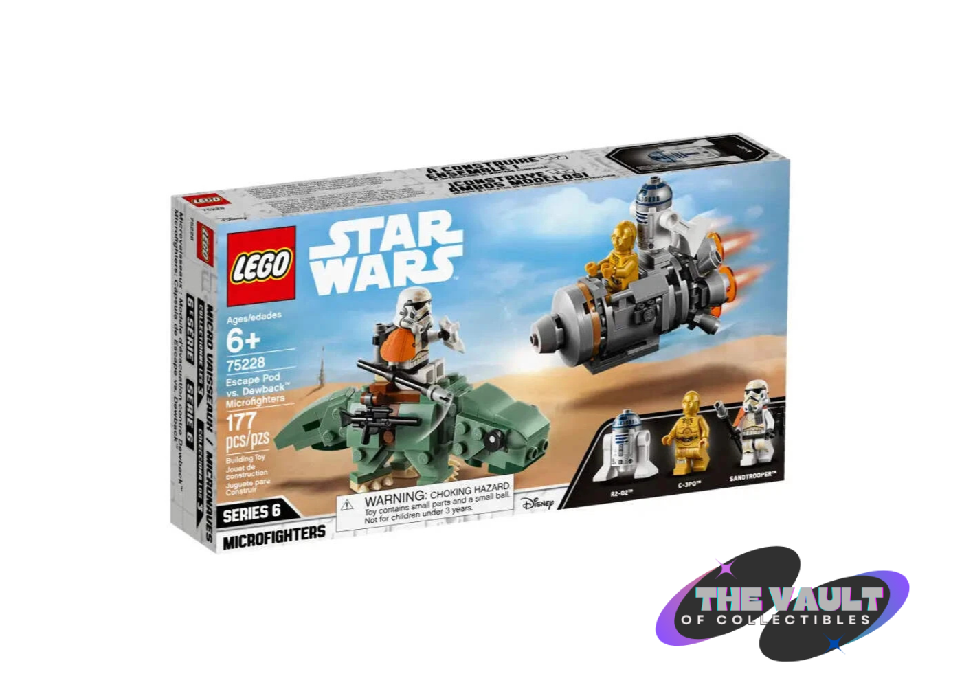 Lego Star Wars: Escape Pob vs. Dewback Microfighters (75228)