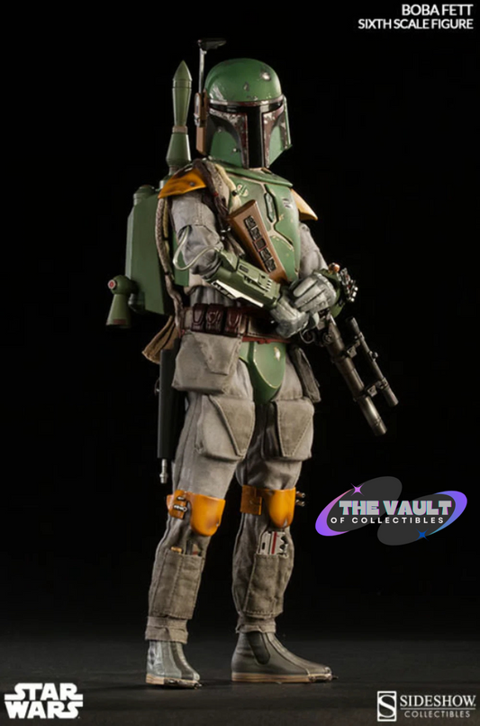 NIB Star Wars Boba Fett 1/6 Scale Scum & Villainy - Sideshow Collectibles #2128