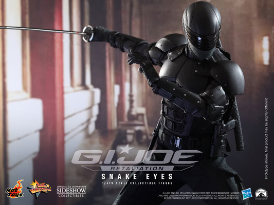 Hot Toys Sideshow Collectible GI Joe Snake Eyes Retaliation
