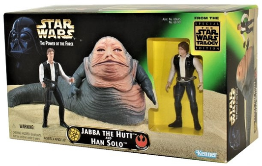 SW Power of the Force Jaba the hutt and Han Solo