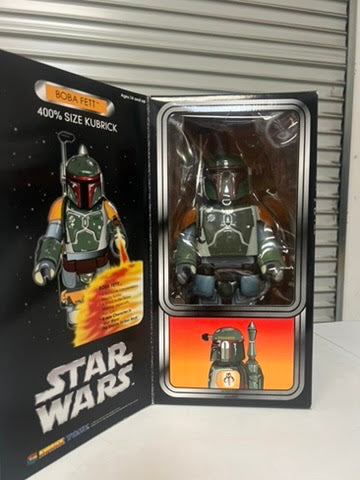 NIB Star Wars Boba Fett Kubrick 400% Figure