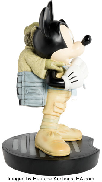 NIB RARE: Star Wars Mickey Mouse as Luke Skywalker with Yoda LIMITED EDITION FIGURE by